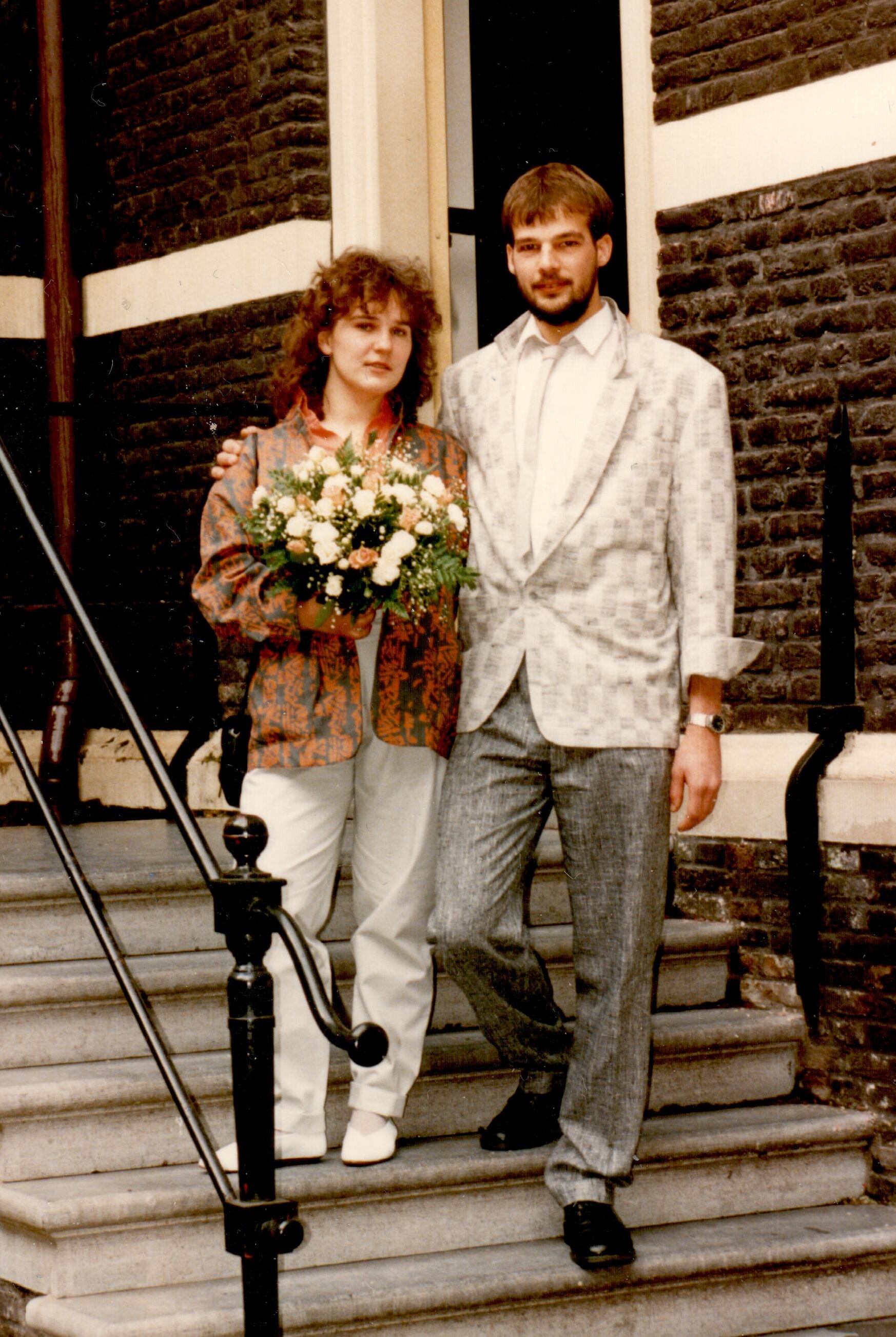 Trouwdag 17 april 1986