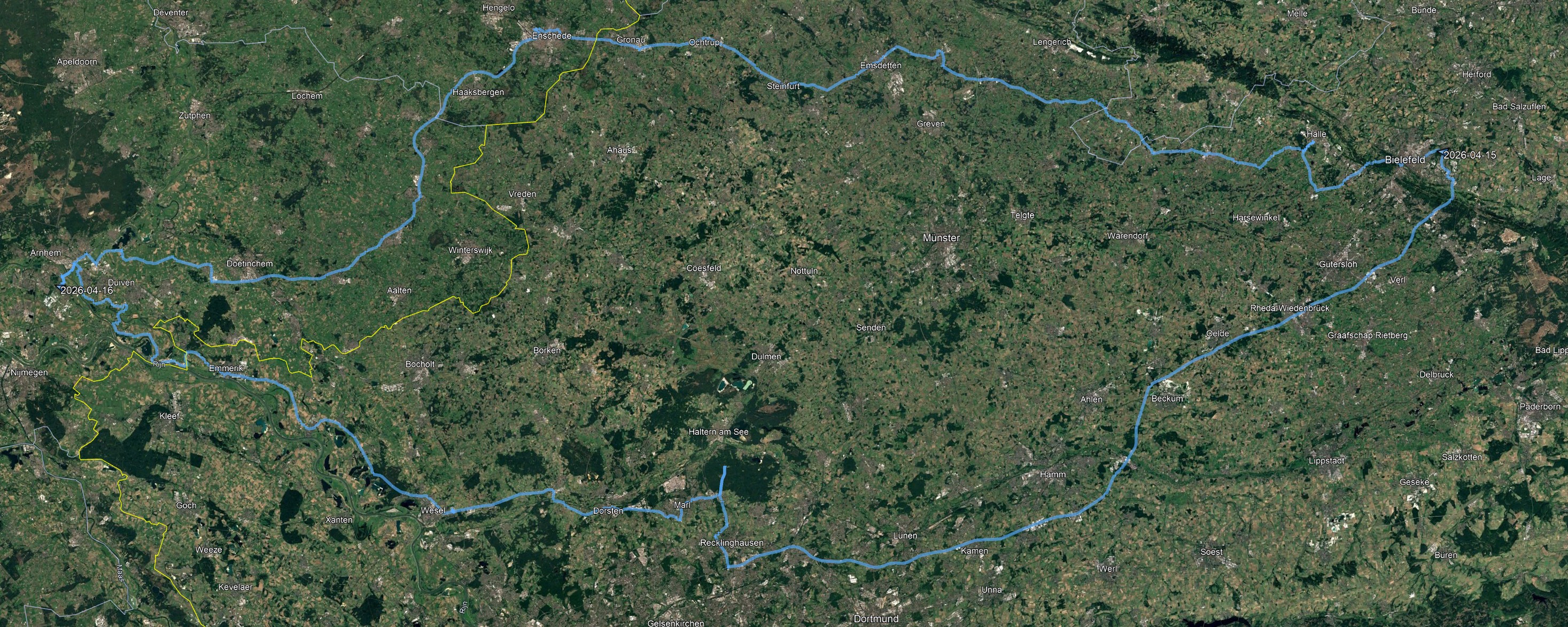 Motor april 2026 - route
