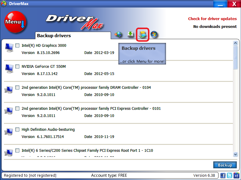 Afbeelding 5: DriverMax gebruiken