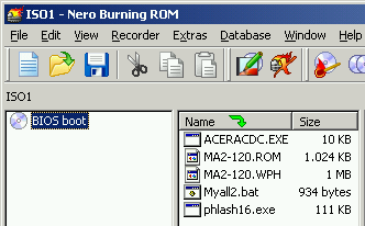 Afbeelding 4: Brand de flash bestanden ook op de cd.