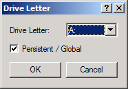 Afbeelding 3: Geef de floppy een schijfletter.