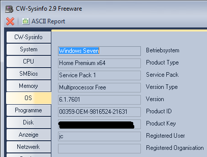 Afbeelding 2: Gegevens over je systeem
