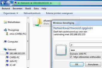 Afbeelding 15: In het Configuratiescherm kun je de Thuisgroep helemaal instellen.
