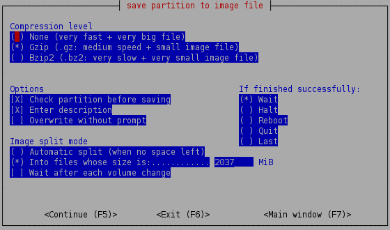 Afbeelding 12: Laten zoals het is, met <F5> snel naar het volgende scherm.