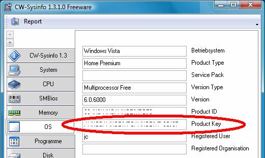 Het bestaande serienummer moet je uit de draaiende Windows ophalen om Windows (legaal) opnieuw te installeren.
